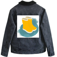 Fun With Rain  Hippie Unisex Sherpa-lined Denim Jacket | Artistshot