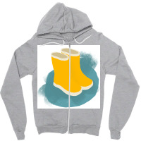 Fun With Rain  Hippie Zipper Hoodie | Artistshot