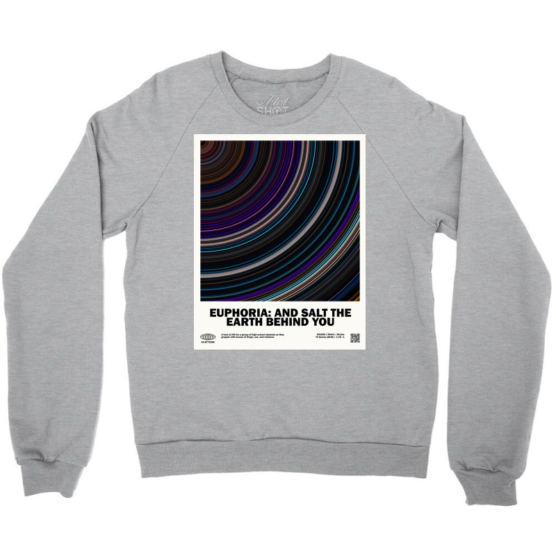 Minimaleuphoria And Salt The Earth Behind You Barcode Tv Show Poster 8 Crewneck Sweatshirt | Artistshot