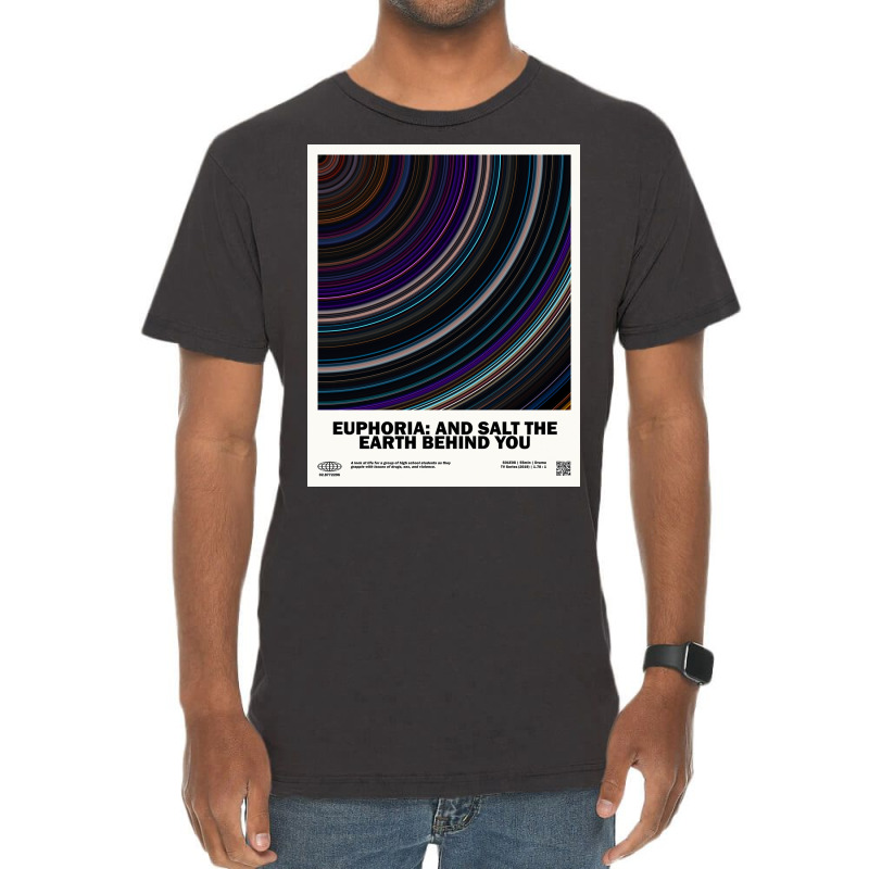 Minimaleuphoria And Salt The Earth Behind You Barcode Tv Show Poster 8 Vintage T-shirt | Artistshot