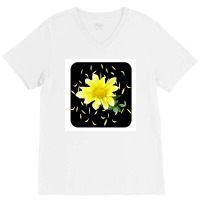 Pocket Yellow Flower  Stars V-neck Tee | Artistshot