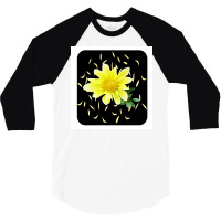 Pocket Yellow Flower  Stars 3/4 Sleeve Shirt | Artistshot