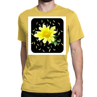 Pocket Yellow Flower  Stars Classic T-shirt | Artistshot