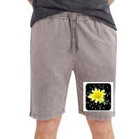 Pocket Yellow Flower  Stars Vintage Short | Artistshot