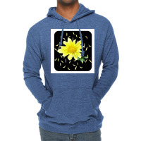 Pocket Yellow Flower  Stars Lightweight Hoodie | Artistshot