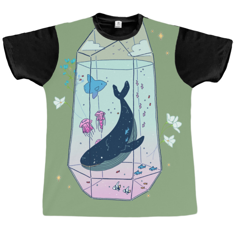 Celestial Aquarium Graphic T-shirt by mannoakciu | Artistshot