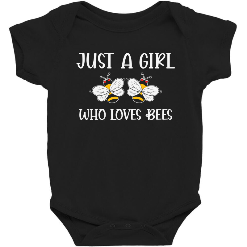 Just A Girl Who Loves Bees Baby Bodysuit | Artistshot