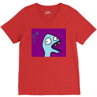 Quotfish Man Monsterquot By Richard F Yates Poster Travel V-neck Tee | Artistshot