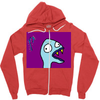 Quotfish Man Monsterquot By Richard F Yates Poster Travel Zipper Hoodie | Artistshot