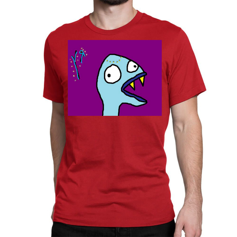 Quotfish Man Monsterquot By Richard F Yates Poster Travel Classic T-shirt | Artistshot