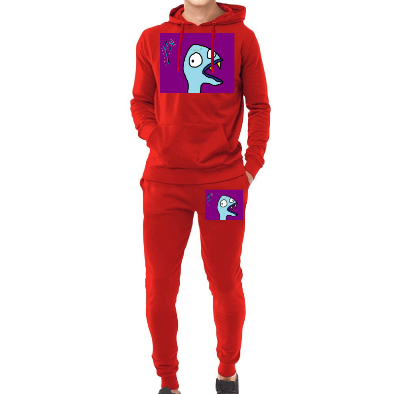 Quotfish Man Monsterquot By Richard F Yates Poster Travel Hoodie & Jogger Set | Artistshot