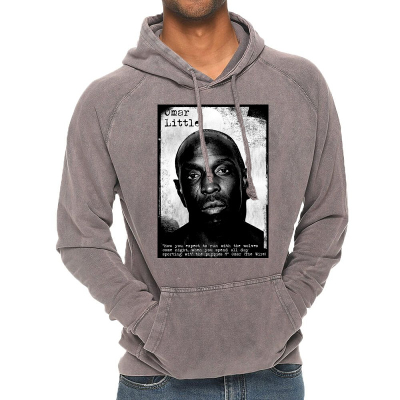 Omar The Wire Poster Tumblr Vintage Hoodie | Artistshot