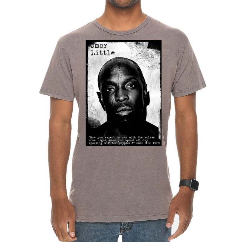 Omar The Wire Poster Tumblr Vintage T-shirt | Artistshot