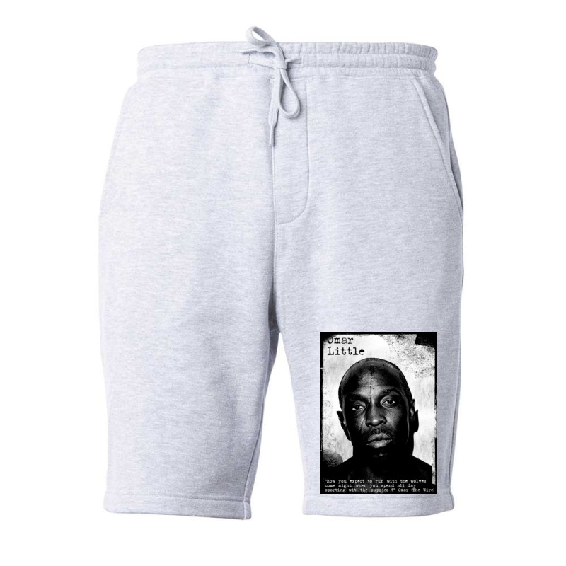 Omar The Wire Poster Tumblr Fleece Short | Artistshot