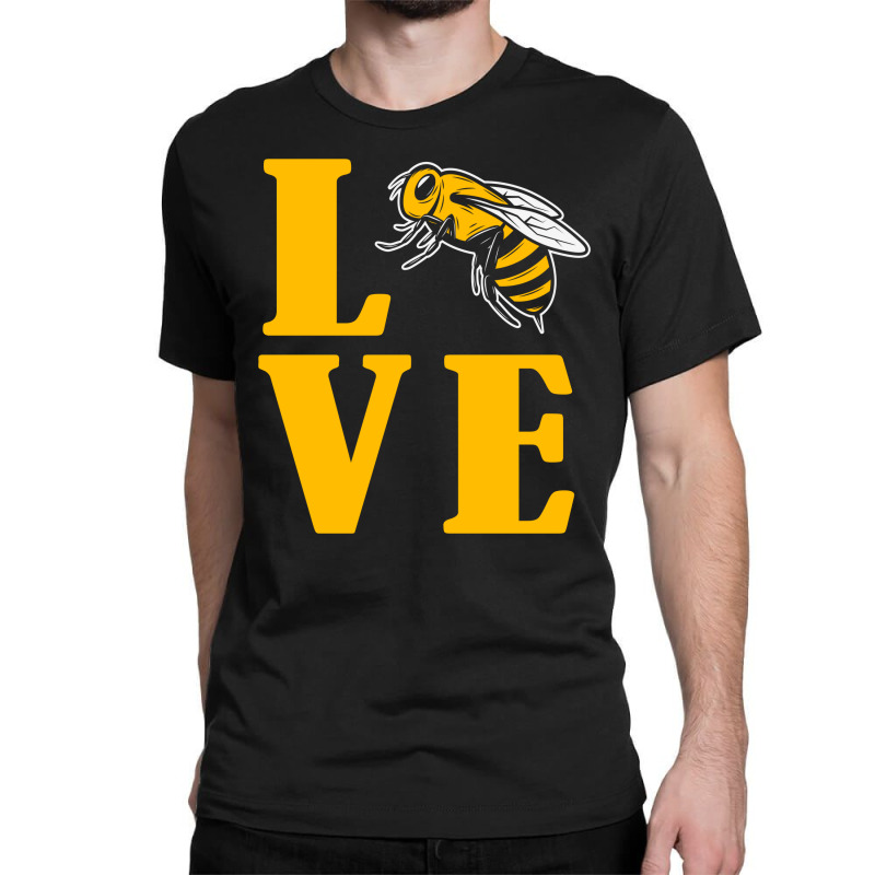 Love Bees Beekeeper Cute Bee Classic T-shirt | Artistshot