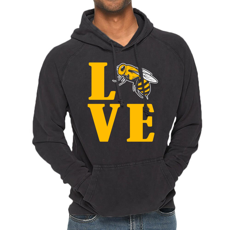 Love Bees Beekeeper Cute Bee Vintage Hoodie | Artistshot