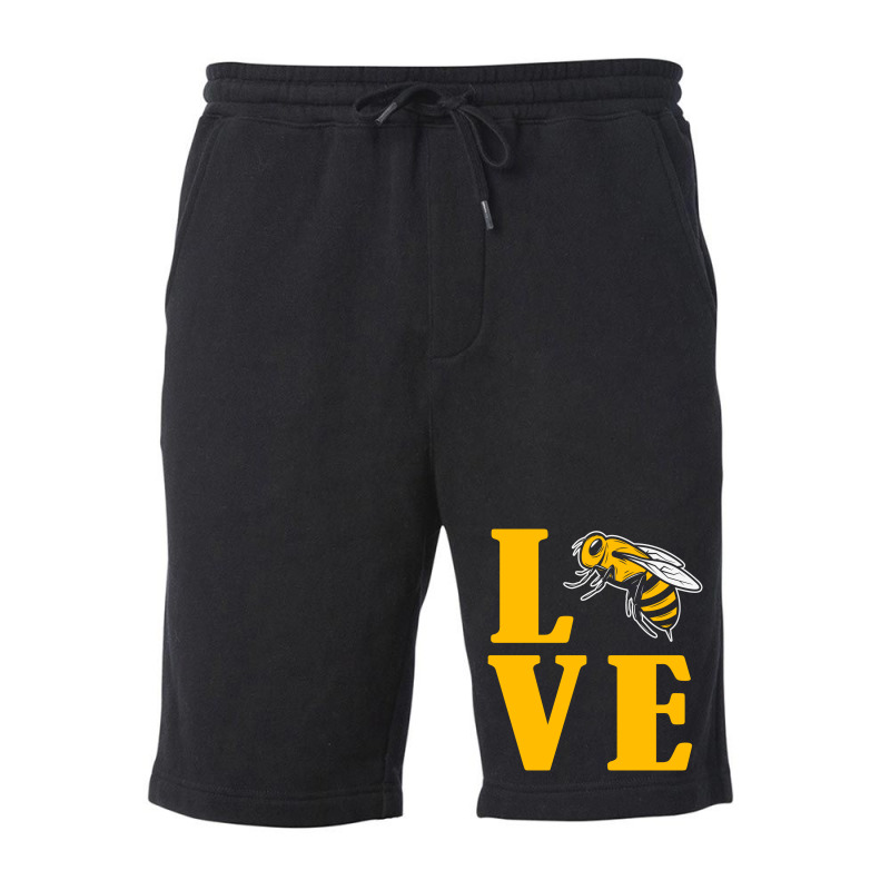 Love Bees Beekeeper Cute Bee Fleece Short | Artistshot