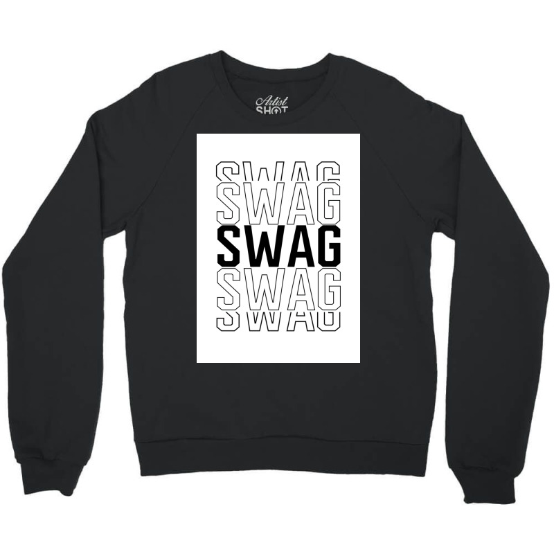 Swag  Cool Green Crewneck Sweatshirt | Artistshot