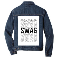 Swag  Cool Green Men Denim Jacket | Artistshot