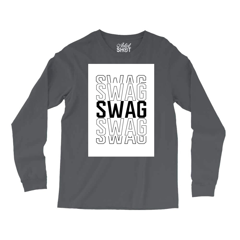 Swag  Cool Green Long Sleeve Shirts | Artistshot