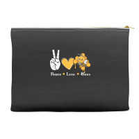 Peace Love Bees Accessory Pouches | Artistshot