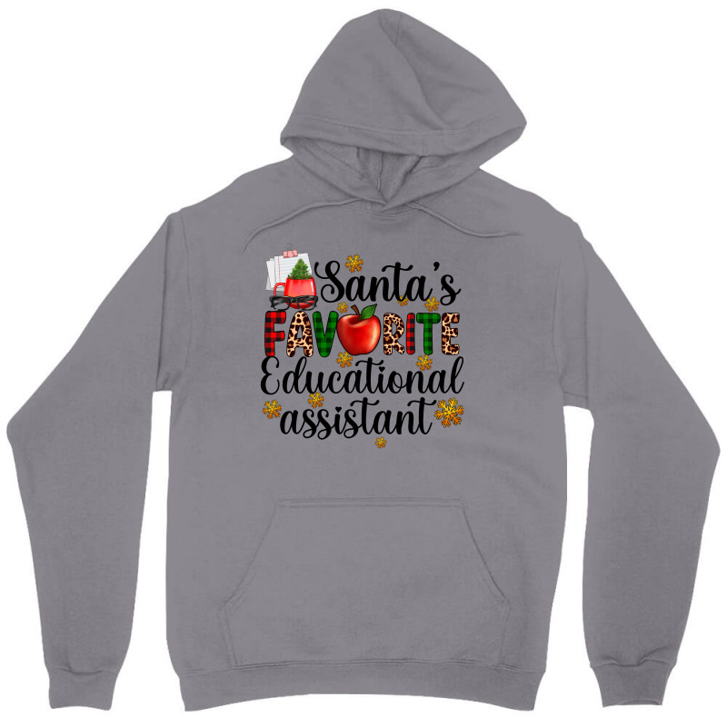 Santa's Favorite Educational Assistant Unisex Hoodie | Artistshot