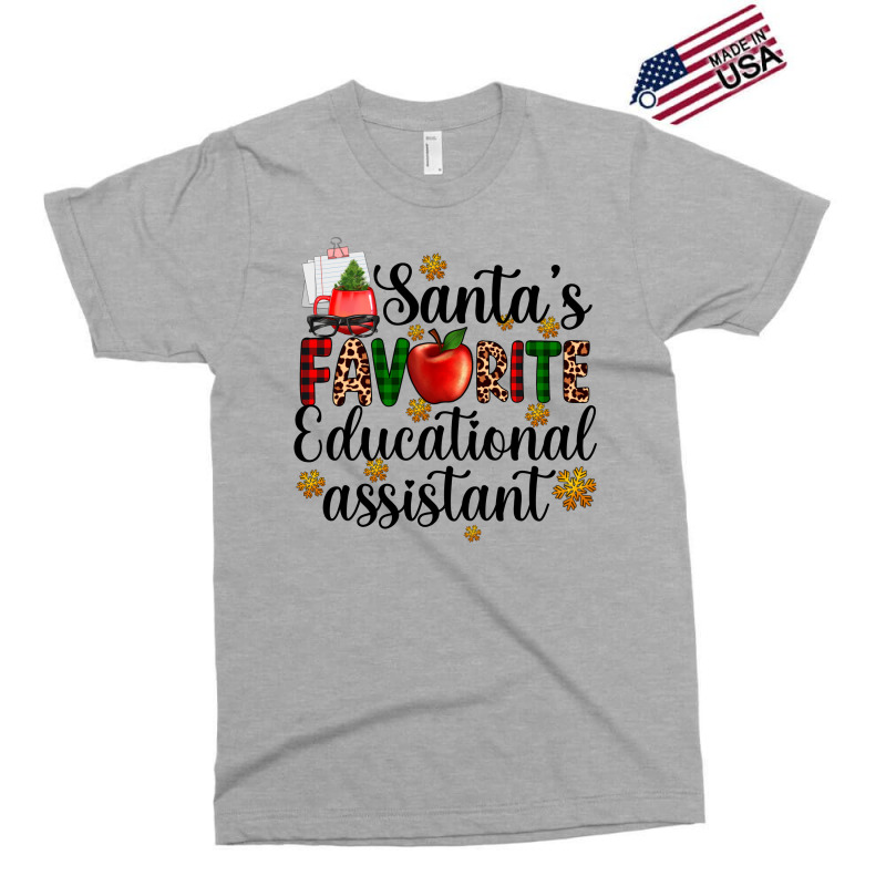 Santa's Favorite Educational Assistant Exclusive T-shirt | Artistshot