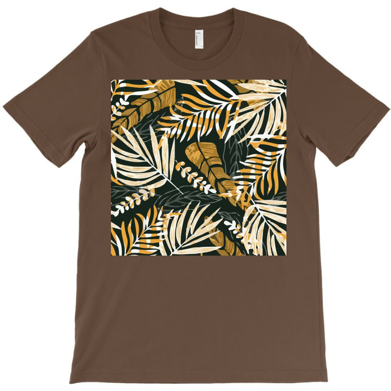 Trend Pattern With Tropical Leaves Plants  Retro Quote T-shirt | Artistshot