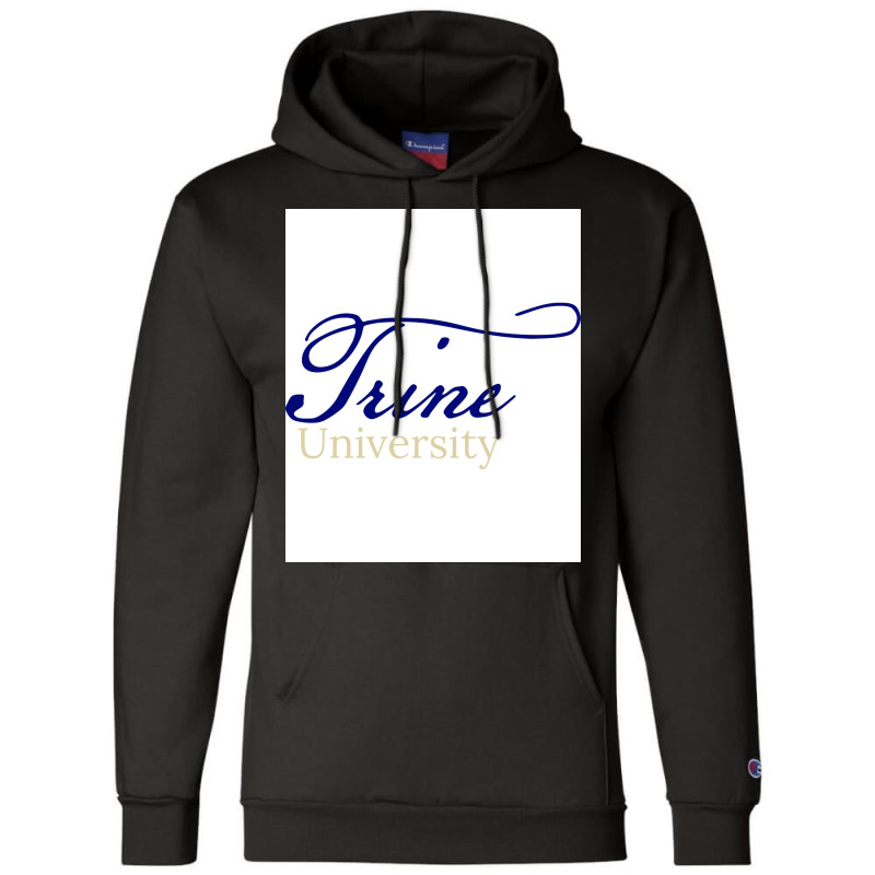 Trine University Sticker  Yellow Champion Hoodie | Artistshot