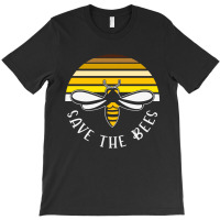 Retro Vintage Bumble Bee Save The Bees T-shirt | Artistshot