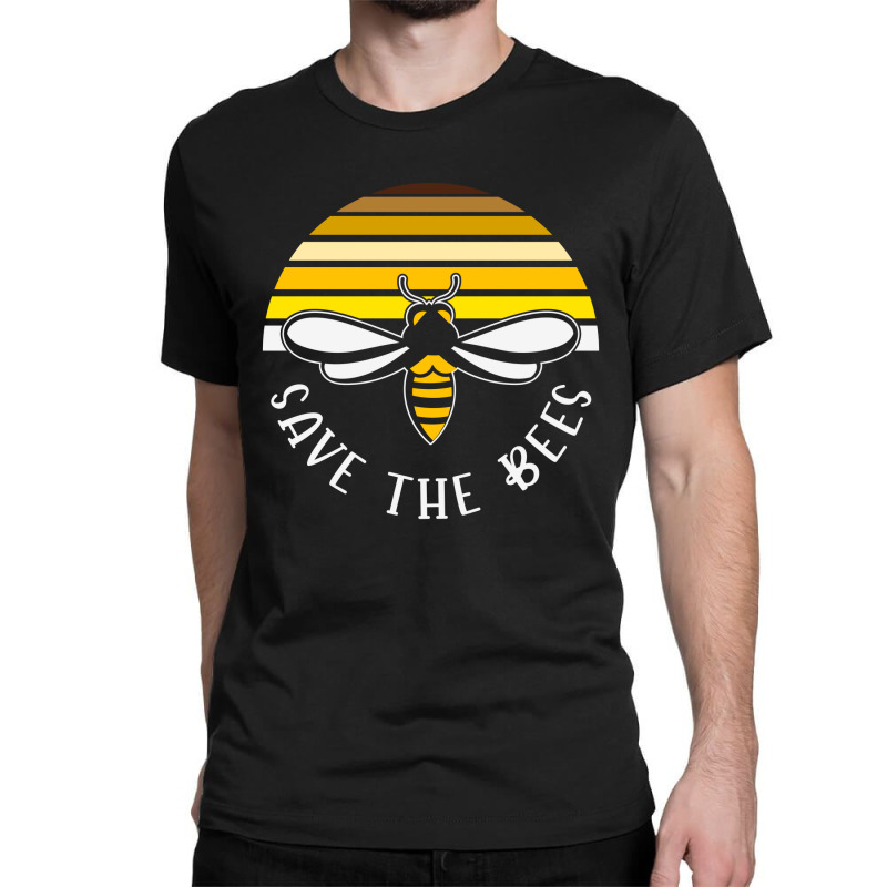 Retro Vintage Bumble Bee Save The Bees Classic T-shirt | Artistshot