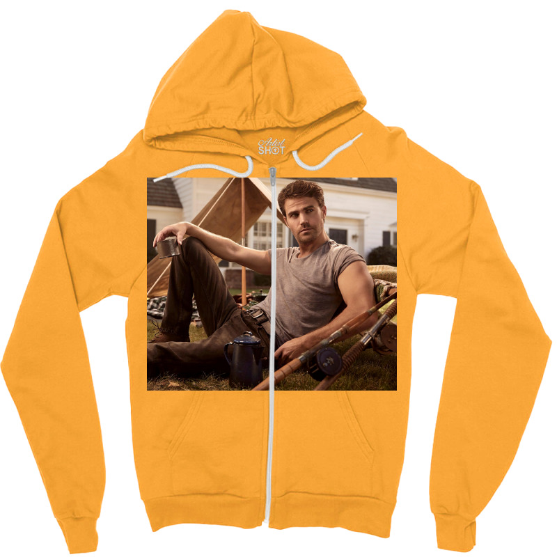 Paul Wesley Poster Cute Zipper Hoodie | Artistshot