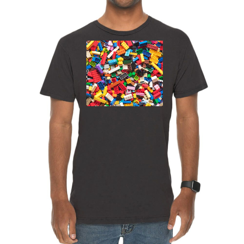 Building Blocks Vintage T-Shirt by gajanbasqesu | Artistshot