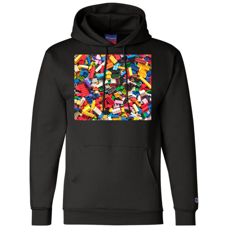 Building Blocks Champion Hoodie by gajanbasqesu | Artistshot