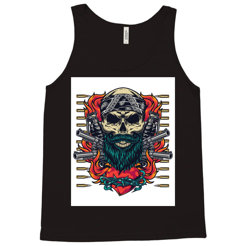 Vintage Anarchy Tattoo  Aesthetic Tank Top | Artistshot