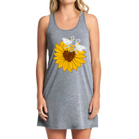 Sunflower Bee Bumble Bee Tank Dress | Artistshot