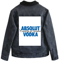 Vodka  Vintage Unisex Sherpa-lined Denim Jacket | Artistshot