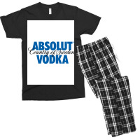 Vodka  Vintage Men's T-shirt Pajama Set | Artistshot