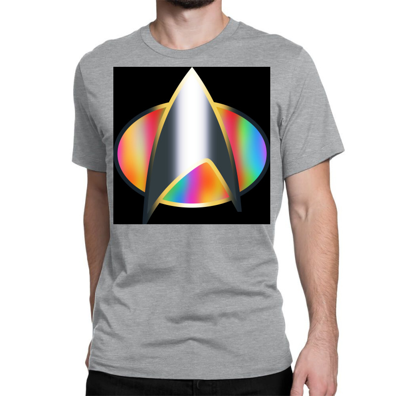 Science Fiction Tv Show Pride Rainbow Badge Insignia Poster Cute Classic T-shirt | Artistshot