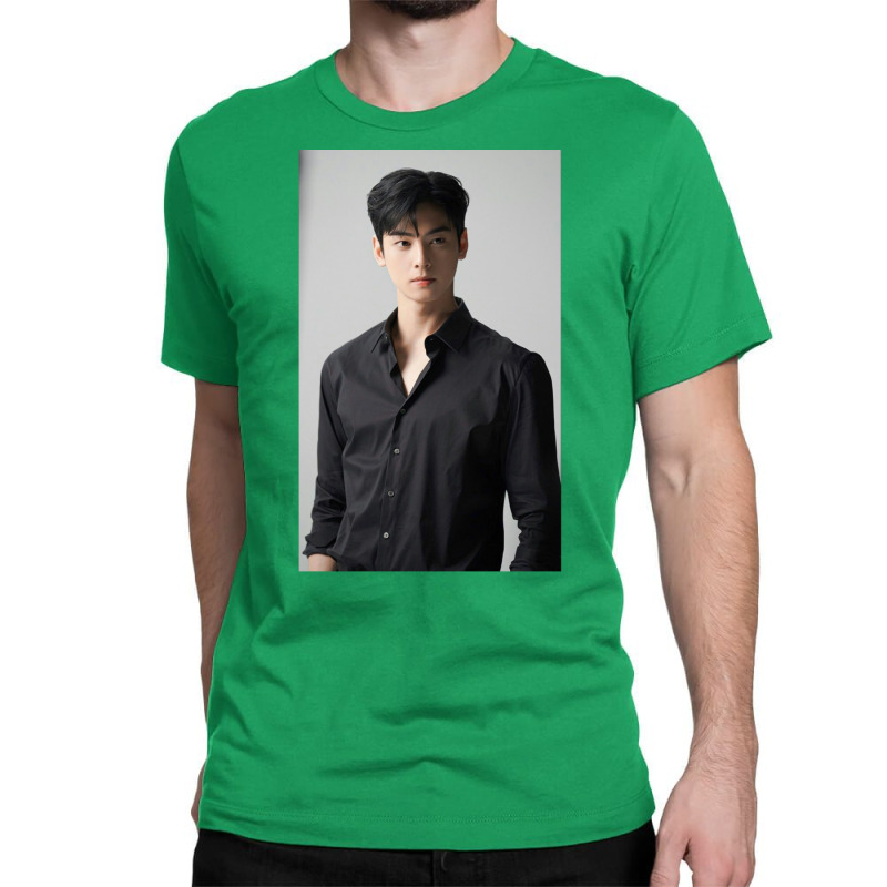 Cha Eunwoo   Handsome Photoshoot Classic T-shirt by mannoakciu | Artistshot