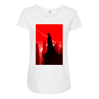 Gothic Rooftop Vigilante Maternity Scoop Neck T-shirt | Artistshot