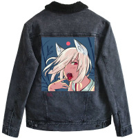 Brawlhalla   Bloody Yumiko Unisex Sherpa-lined Denim Jacket | Artistshot