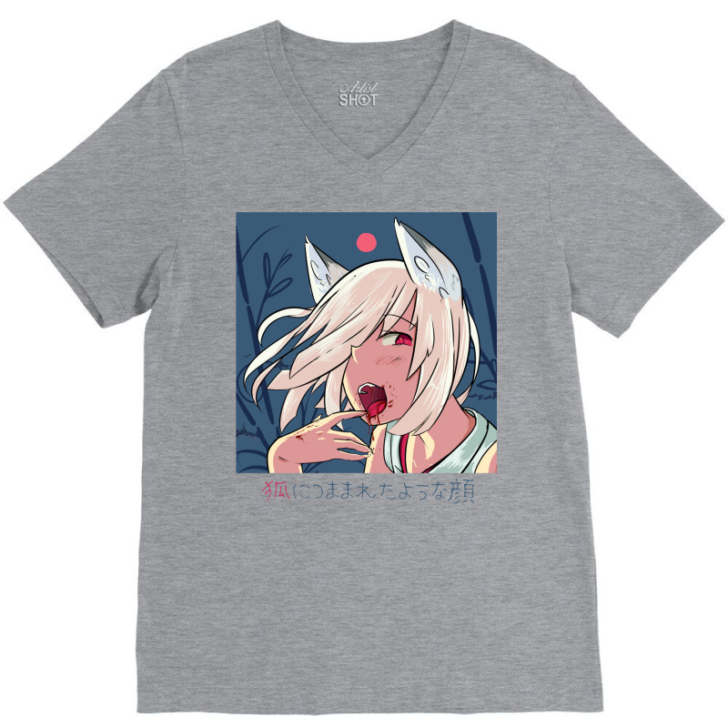 Brawlhalla   Bloody Yumiko V-Neck Tee by inggaerzoahg | Artistshot