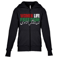 Women Life Freedom Iranian Feminist Zan Zendegi Azadi Long Sleeve Youth Zipper Hoodie | Artistshot