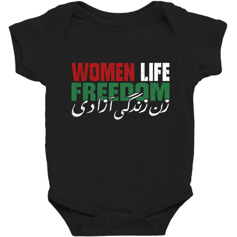 Women Life Freedom Iranian Feminist Zan Zendegi Azadi Long Sleeve Baby Bodysuit by AndrewRobertHenzel | Artistshot