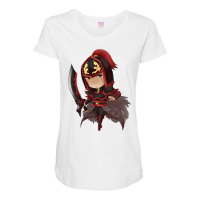 Dynasty Warriors 7 Zhou Tai Chibi Maternity Scoop Neck T-shirt | Artistshot