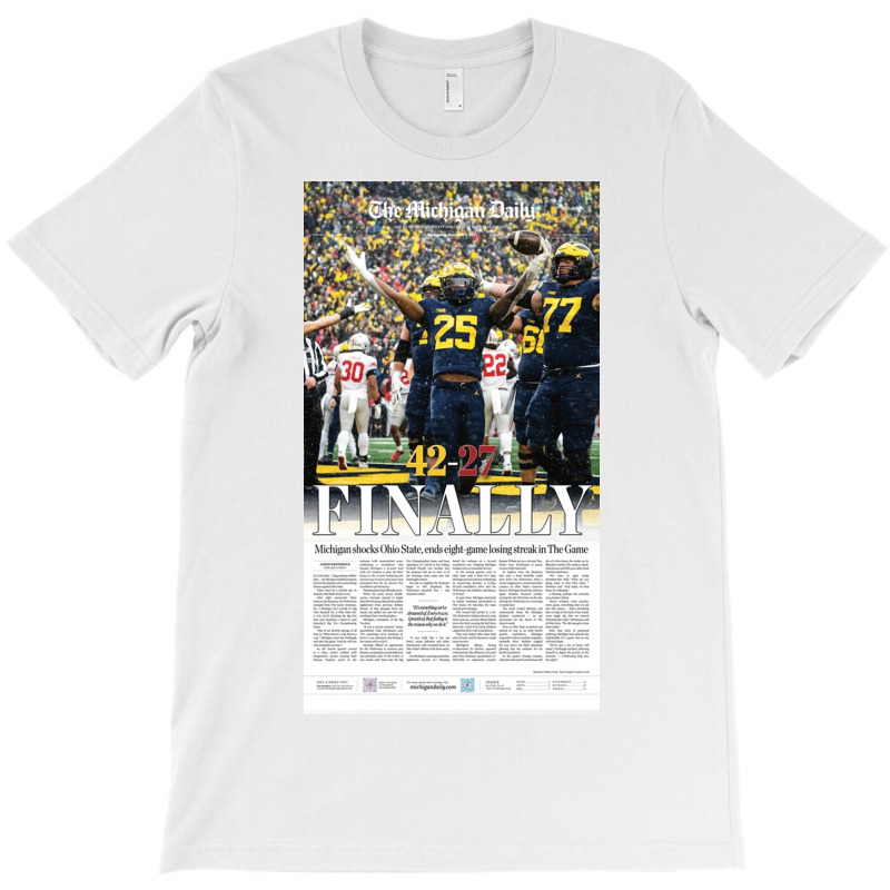 The Michigan Daily Front Cover  Gift T-shirt | Artistshot