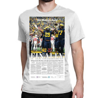 The Michigan Daily Front Cover  Gift Classic T-shirt | Artistshot