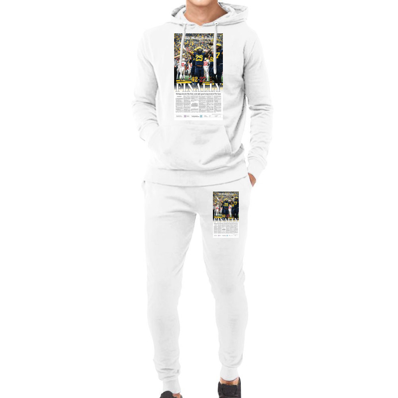 The Michigan Daily Front Cover  Gift Hoodie & Jogger Set | Artistshot