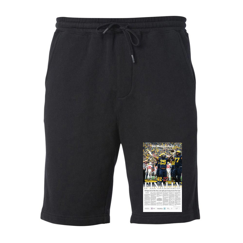 The Michigan Daily Front Cover  Gift Fleece Short | Artistshot